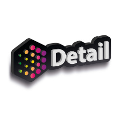 Логотип Detail из пенопласта черный