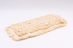 МОП плоский, 50х16 см, хлопок, ухо+карман, белый, ЛАЙТ