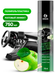 Полироль-очиститель пластика "Dashboard Cleaner" матовый блеск, яблоко (аэрозоль 750 мл)