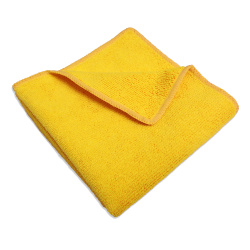 Салфетка микрофибра 220 г/м 30*30 желтая