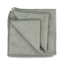 Салфетка микрофибра 220 г/м 30*30 Серая  (10шт)  УПАК