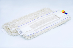 МОП плоский АССОРТИ, 50х16 см, хлопок+микрофибра, ухо+карман, ЛАЙТ