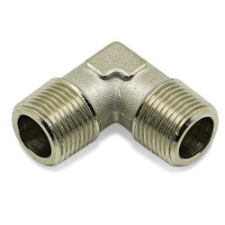 Угловое соединение, 3/8Нар, нерж.