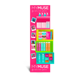 Стойка брендированная MyMuse с кубами