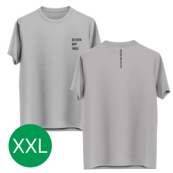 Футболка серая "Делай Мир Чище" размер XXL