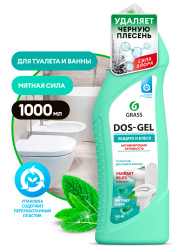 Универсальный чистящий гель "DOS GEL" Мятная сила (флакон 1000 мл)