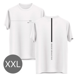 Футболка GRASS TEAM белая размер XXL