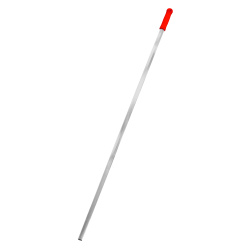 Ручка для держателя мопов, 140 см, d=23,5 мм, анодированный алюминий, красный