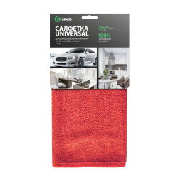 Салфетка микрофибра 220 гм 30*30 (1шт) УПАК