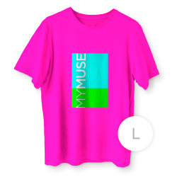 Футболка фуксия MyMuse размер L