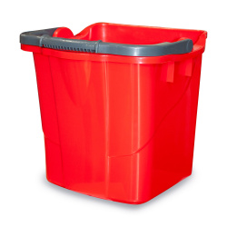 Пластиковое ведро 25л (красное)