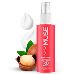 Несмываемый спрей для волос интенсивное питание, термозащита, восстановление и блеск MYMUSE 150 мл