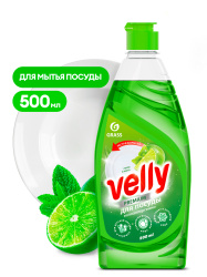 Средство для мытья посуды "Velly" Premium лайм и мята (флакон 500 мл)