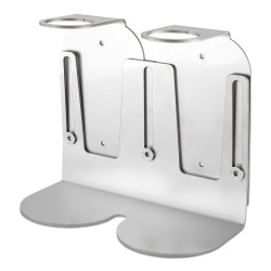 Кронштейн для флакона 300мл раздвижной двойной нерж.