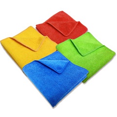 Салфетка микрофибра 220 г/м 30*30 ассорти